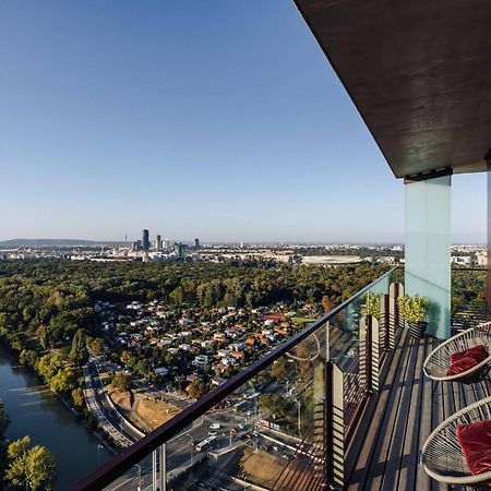Design Apartment With Amazing View Over Vienna 2 Eksteriør bilde