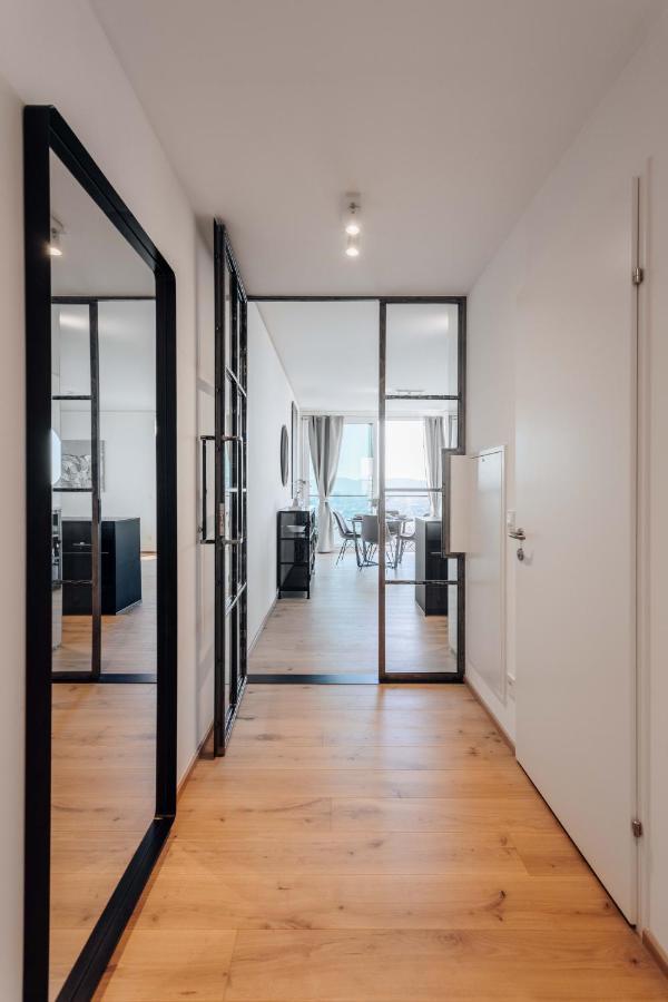 Design Apartment With Amazing View Over Vienna 2 Eksteriør bilde
